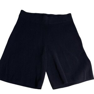 COS RIBBED-KNIT BERMUDA SHORTS size small